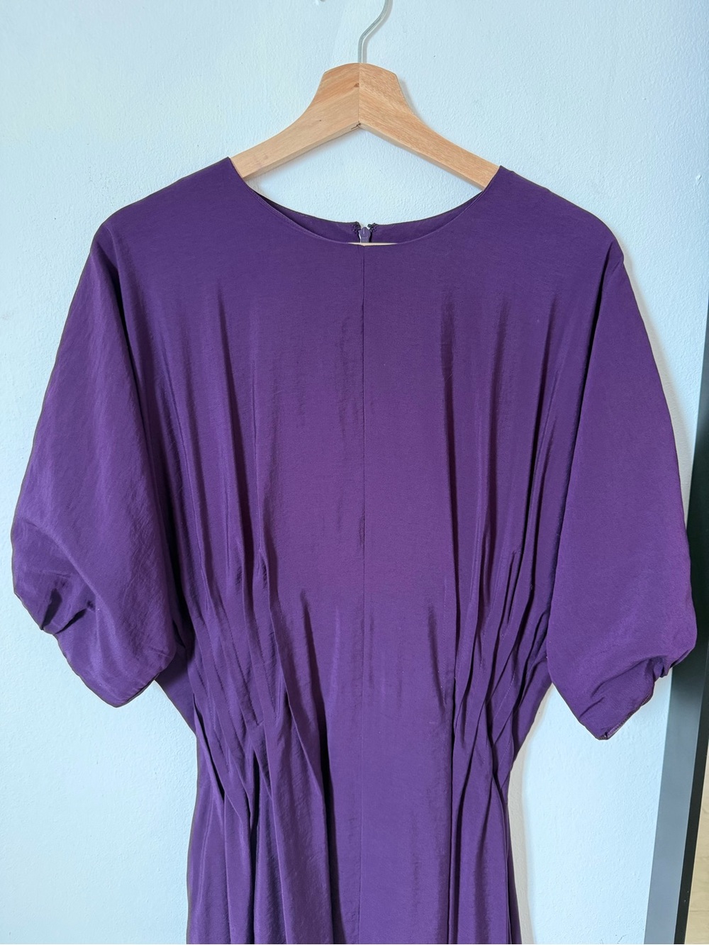 COS Purple Pleated Midi Dress | EUR 40